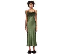 Green Boheme Slip Dress