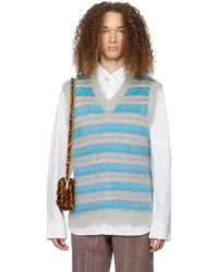 Marni Gray Striped Vest Rgntitanium