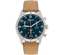 Brown Startimer Pilot Quartz Chronograph Watch