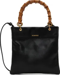 Jil Sander Black Small Shopper Tote Black