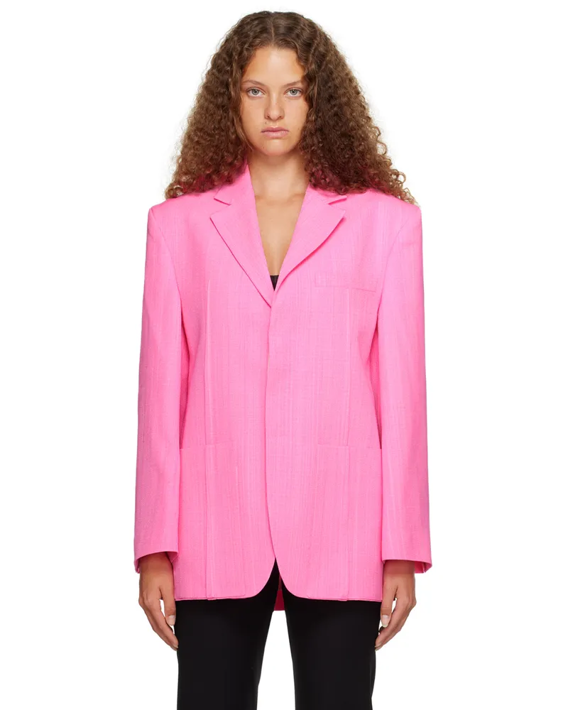 Jacquemus Pink Le Chouchou 'La Veste D'Homme' Blazer 430