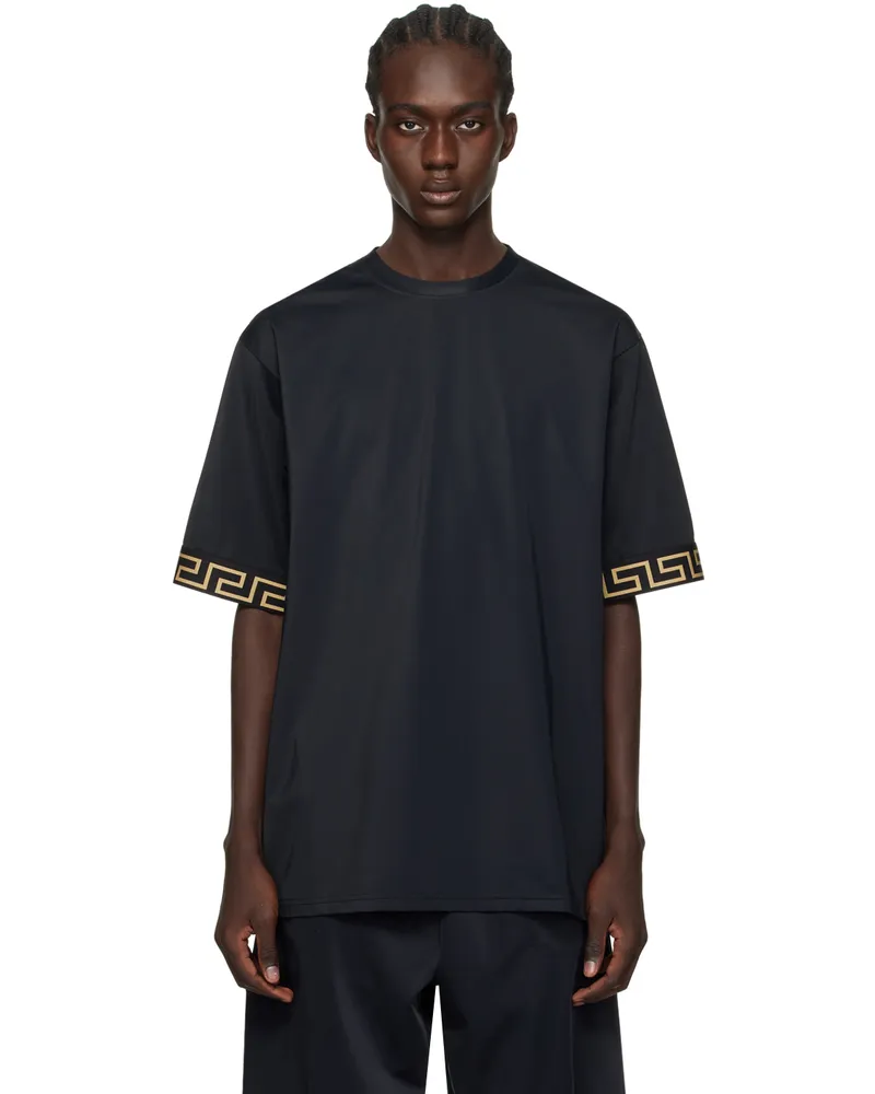 Versace Black Trésor de la Mer T-Shirt A80g-black