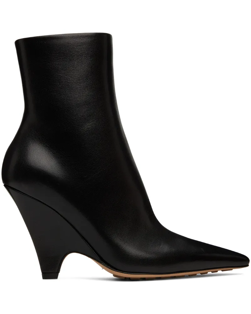 Bottega Veneta Black Point Ankle Boots 1000