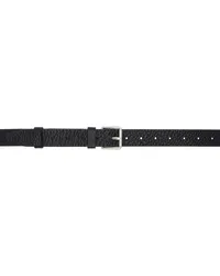 Christophe Lemaire Black Reversed 30 Belt Bkblack