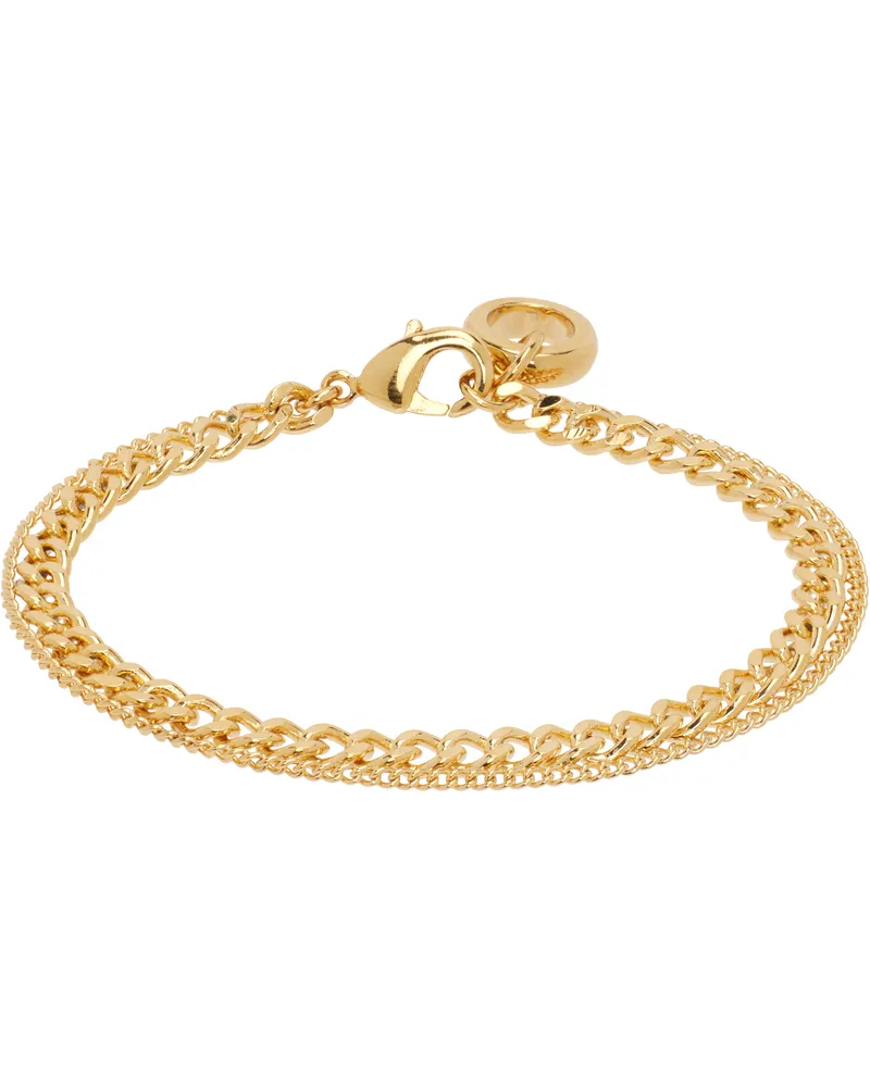 A.P.C. Gold Minimal Bracelet Raa