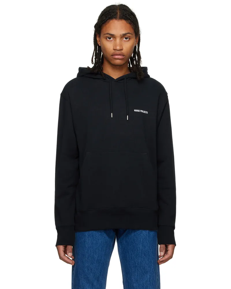 Norse Projects Navy Arne Hoodie Dark