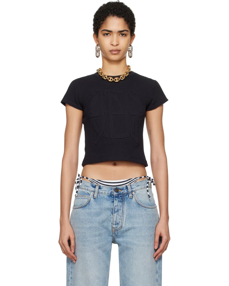 Jean Paul Gaultier Black 'The JPG' T-shirt 00