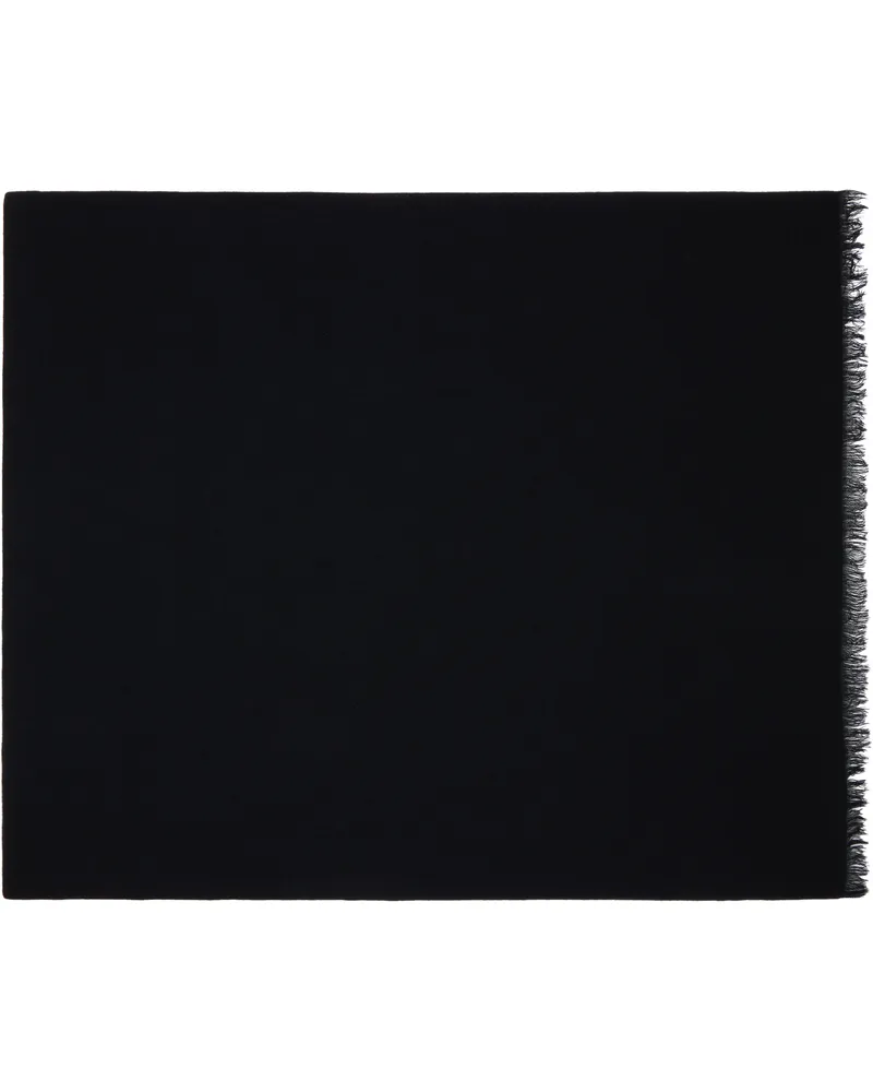 Rick Owens Black Concordians Cashmere Wonder Scarf 09