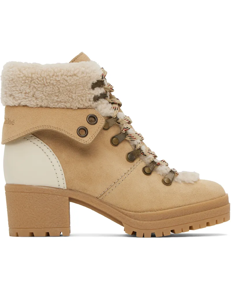 See by Chloé Beige Eileen Boots 101
