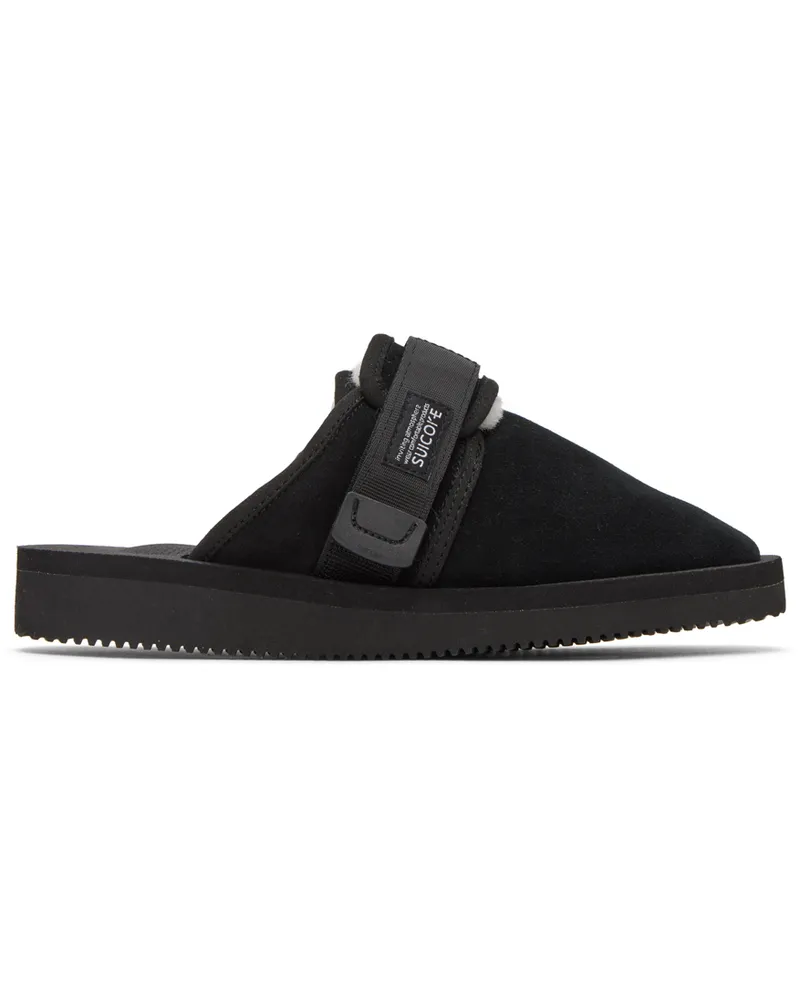 SUICOKE Black ZAVO-Mab Sandals Black
