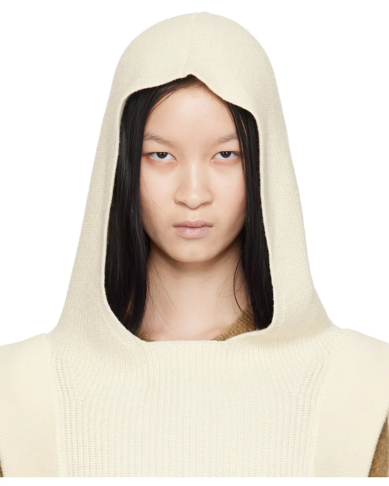 Isabel Marant Off-White Ginny Hooded Scarf 23ce