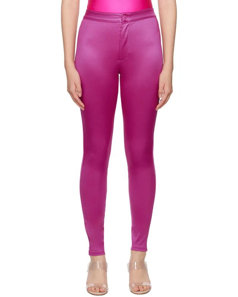 SKIMS Pink Disco Trousers Fuschia
