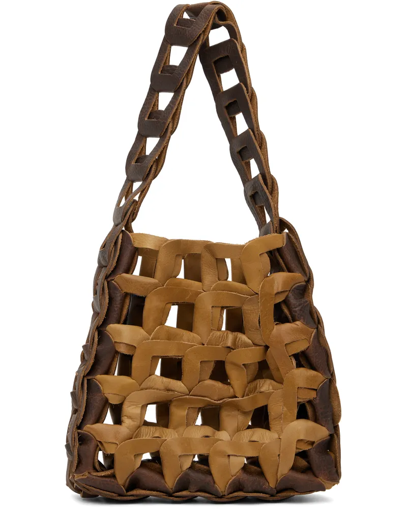 SC103 Tan & Brown Links Bag Rind