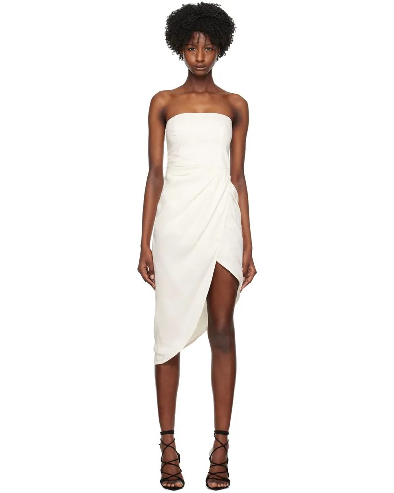 GAUGE81 White Lica Midi Dress 141ivory