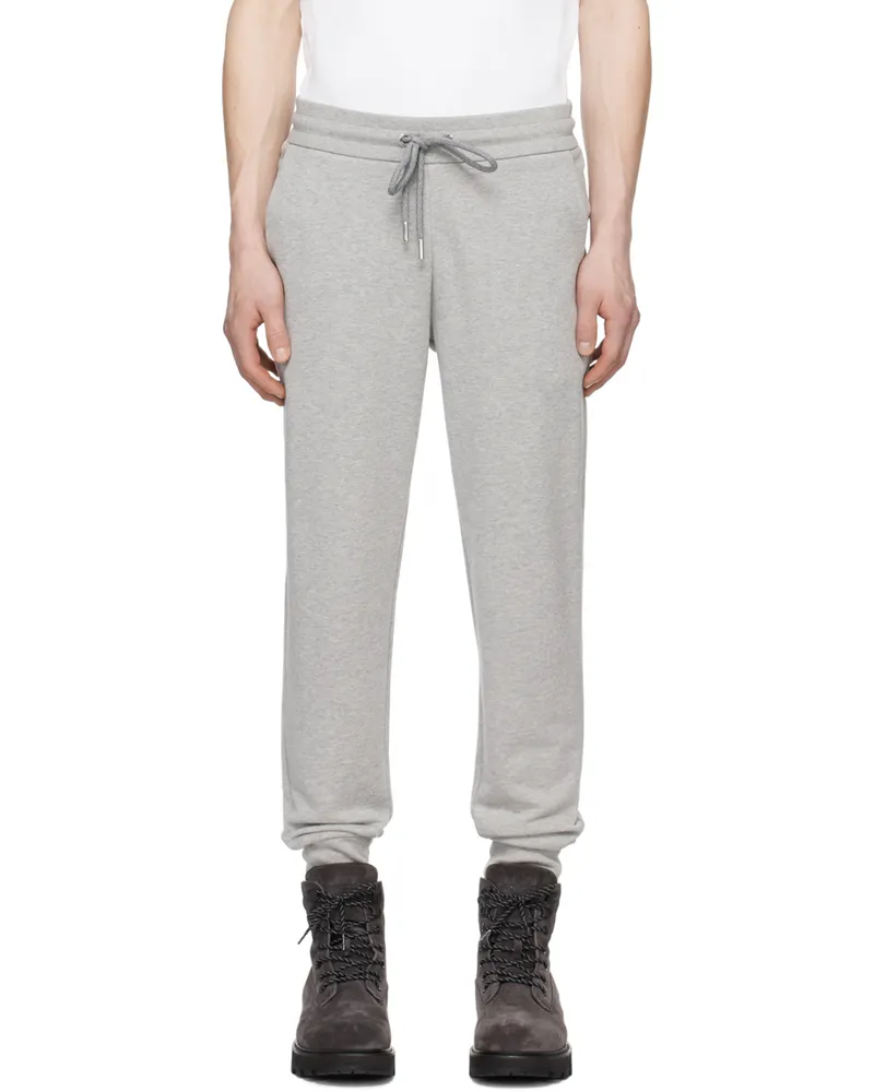 Moncler Gray Drawstring Track Pants Grey
