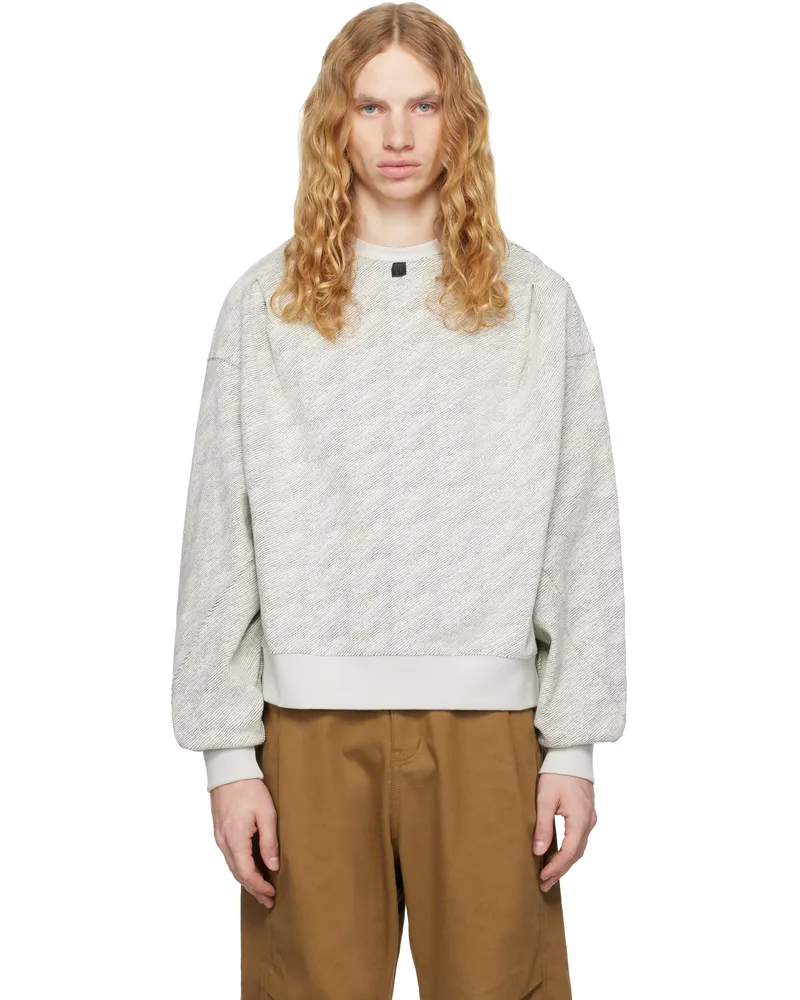 Adererror Gray Tetraight Product. 43 Sweatshirt Noir