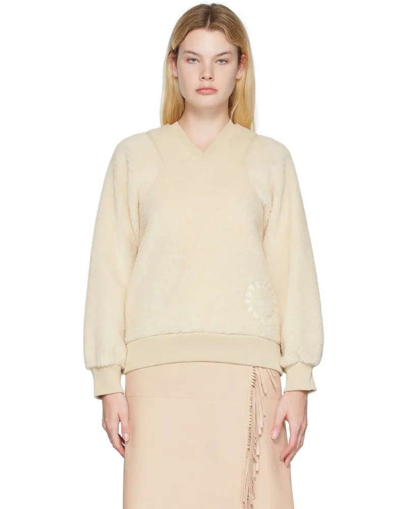 Stella McCartney Beige V-Neck Sweater 9500