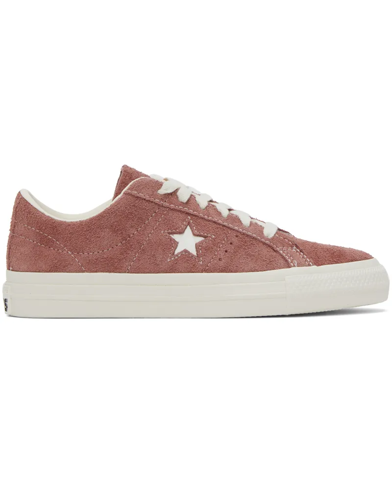 Converse Burgundy One Star Pro Sneakers Cave