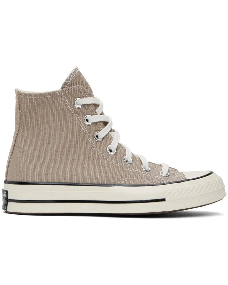 Converse Taupe Chuck 70 Vintage Canvas Sneakers Vintage