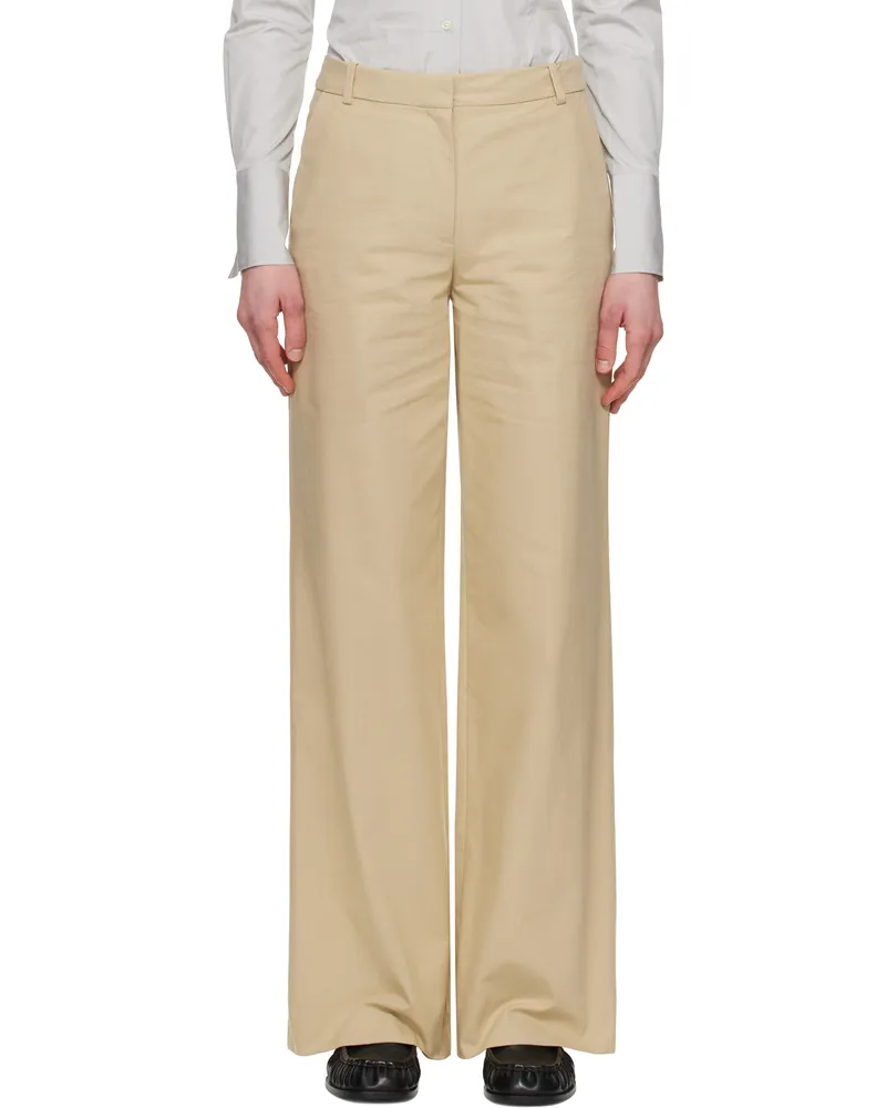 A.P.C. Beige Margaret Trousers Baa