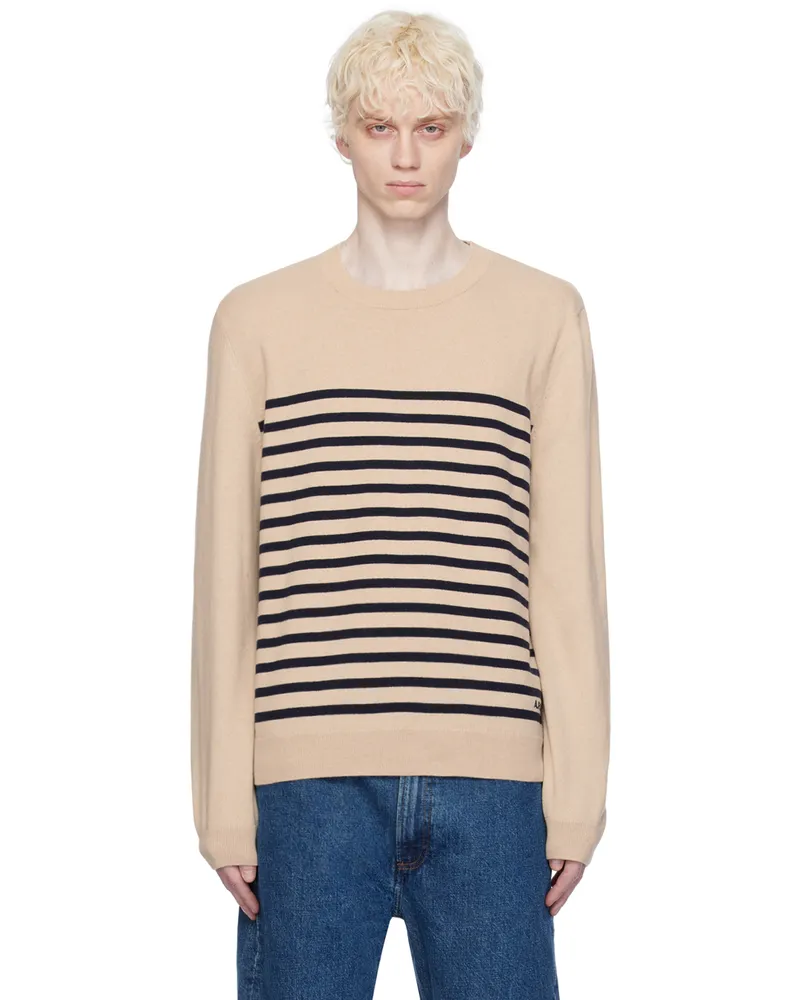 A.P.C. Beige Matthew Sweater Ecru