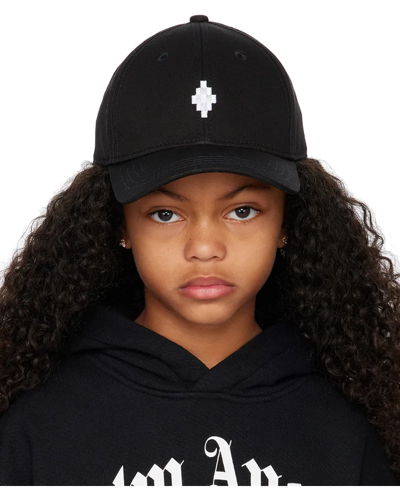 Marcelo Burlon | County of Milan Kids Black Basic Cross Cap Black