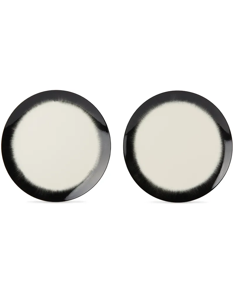 Off-White & Black DÉ Plate Set