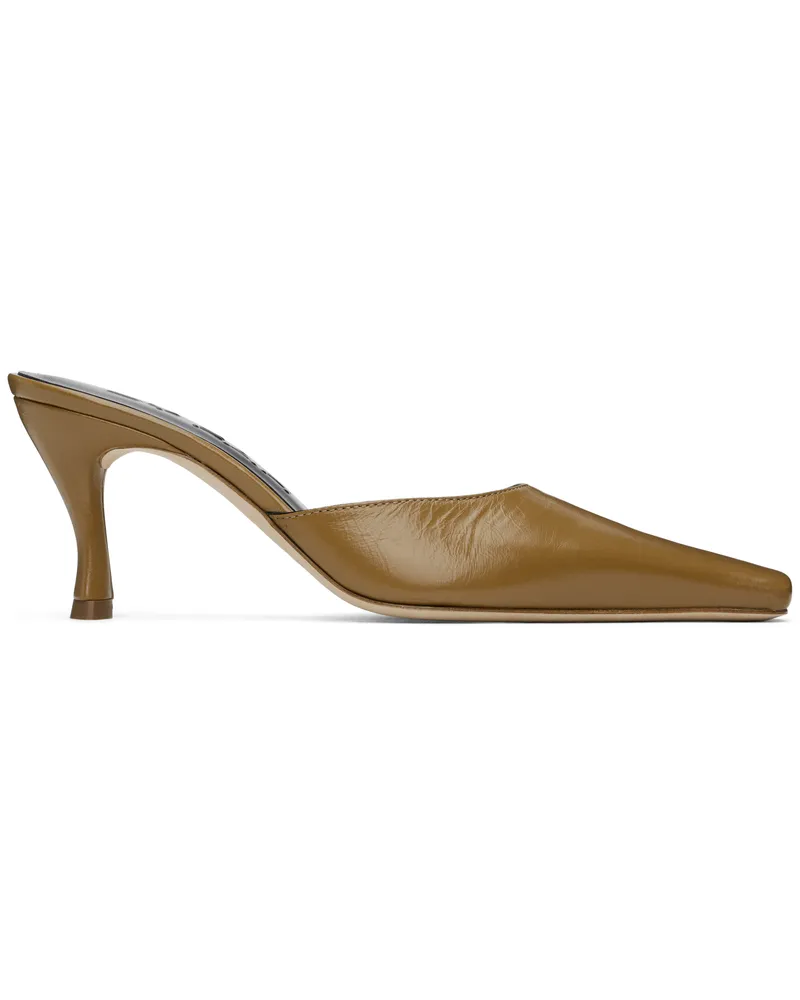 by FAR Brown Selene Mules Br044