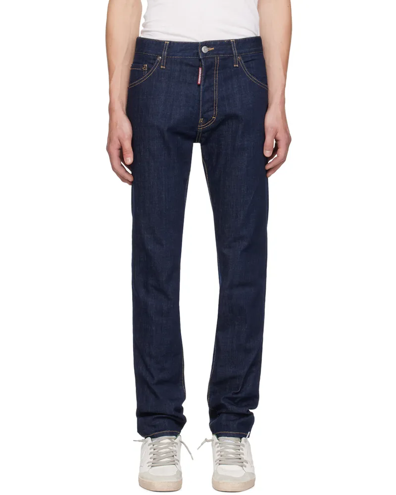 Dsquared2 Blue Dark Rince Wash Cool Guy Jeans 470