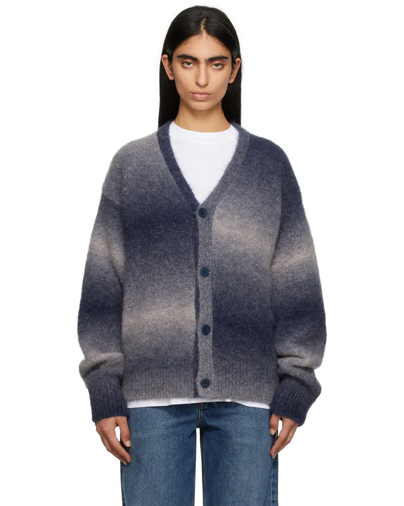Études Studio Navy Alpaca Cardigan Navy