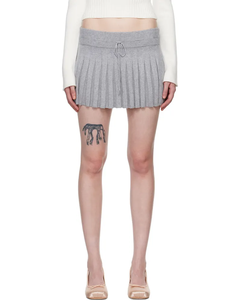 GUIZIO Gray Cielo Miniskirt Heather