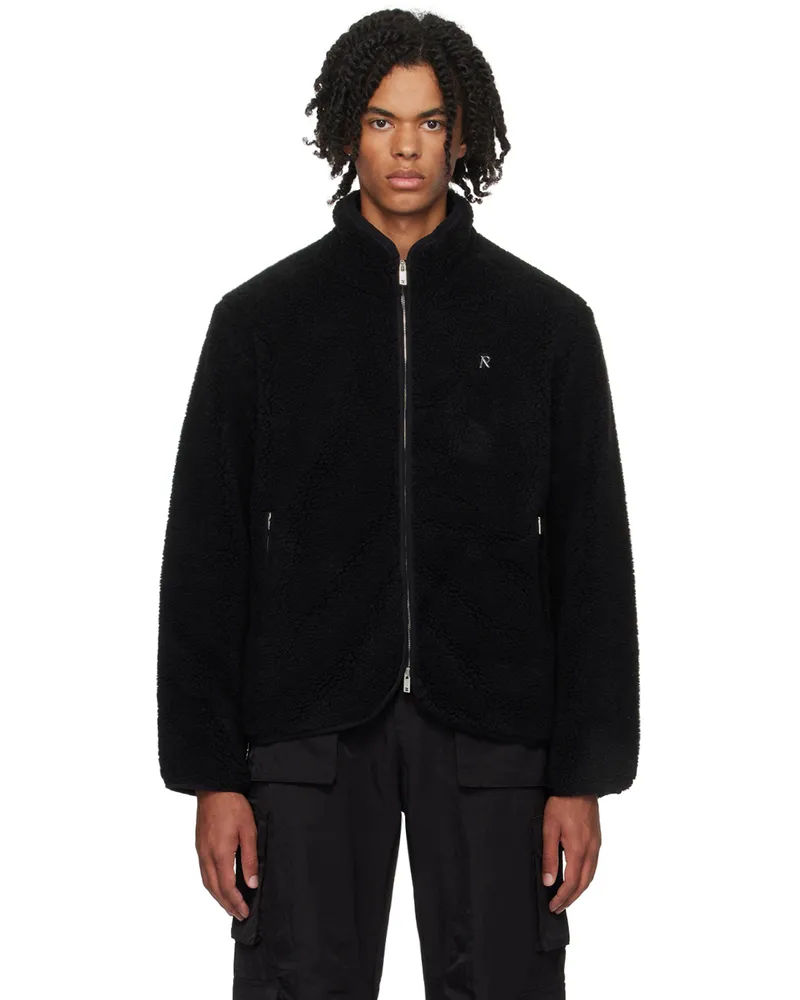 REPRESENT Black Zip Jacket Jet