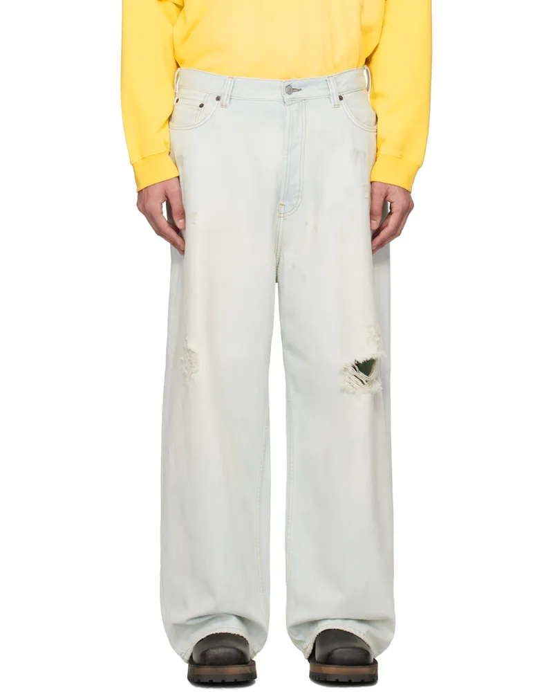 Acne Studios Blue Super Baggy Fit 2023M Jeans Cn2