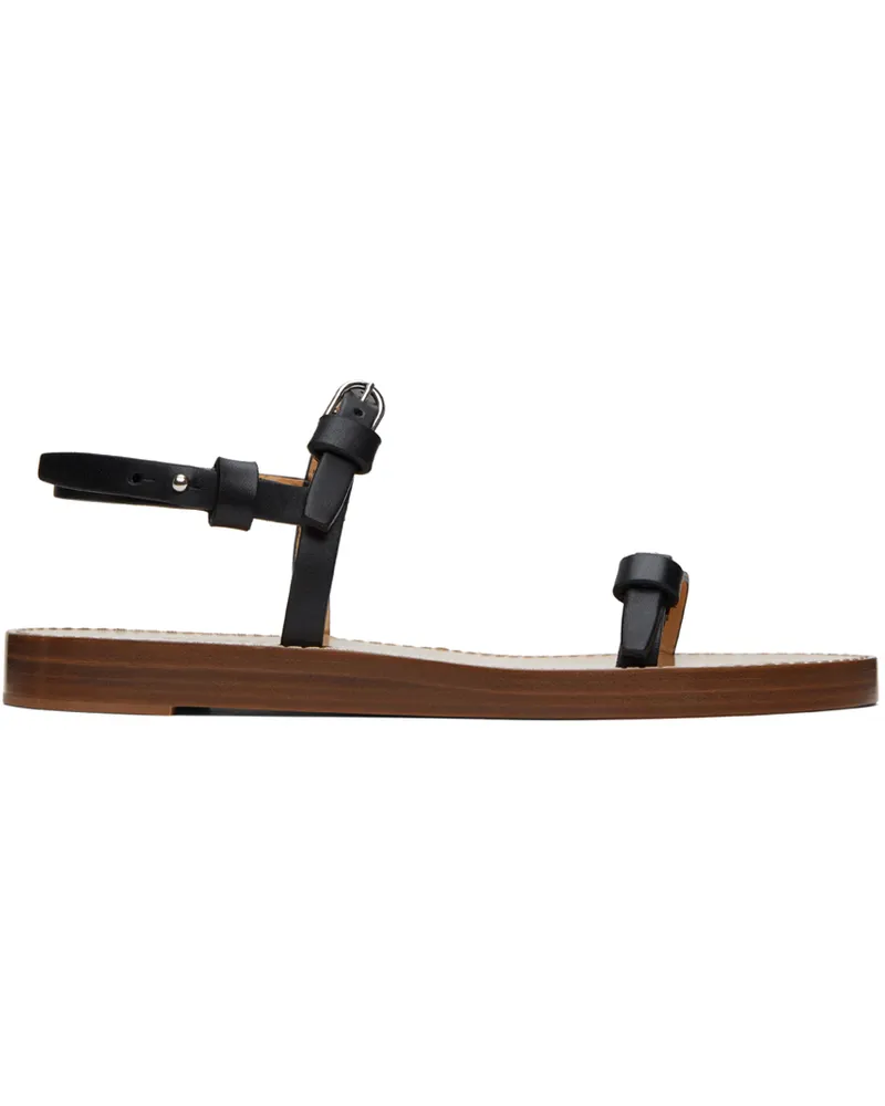 Gabriela Hearst Black Steward Sandals Black