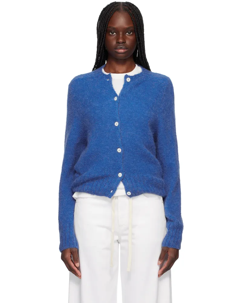 Nothing Written Blue Alpaca Knit Cardigan Pacific