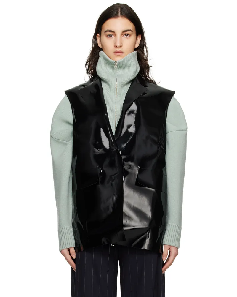 KASSL SSENSE Exclusive Black Blazer 0001