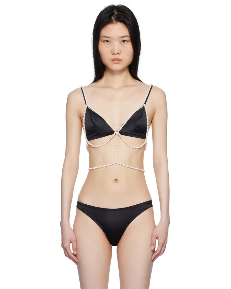 Fleur Du Mal White Pearl Body Harness 0300