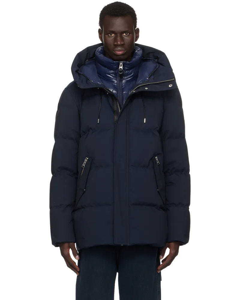 Mackage Navy Graydon Down Jacket Navy