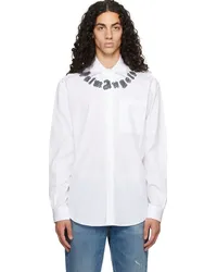 Palm Angels White Classic Shirt White