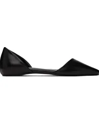 Totême Black 'The Asymmetric' Ballerina Flats Black