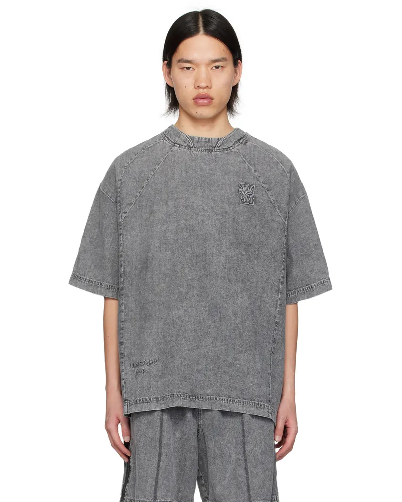 Wooyoungmi Gray Faded T-Shirt 995g