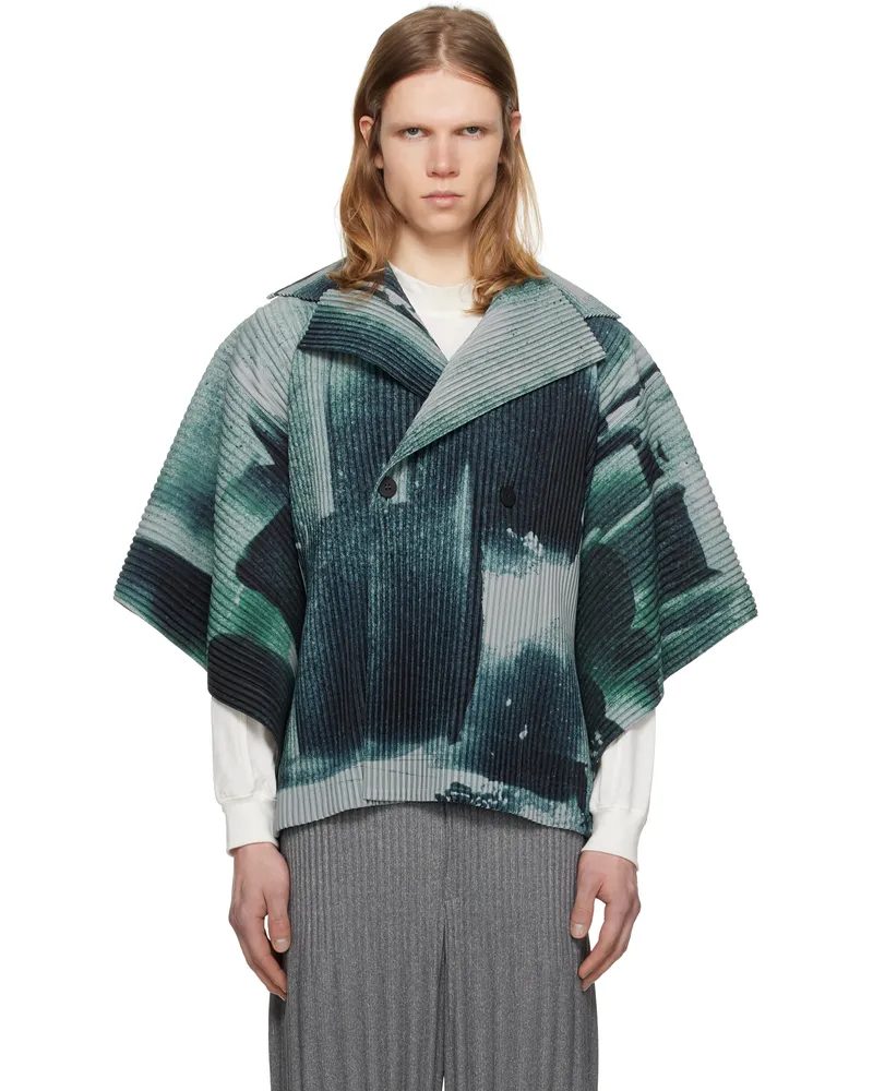 Issey Miyake Gray Wind Walk Jacket 12-gray