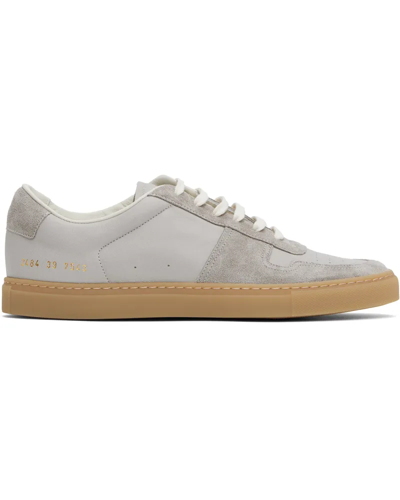 Common Projects Gray BBall Duo Slim Sneakers 7543