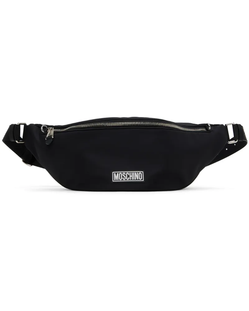 Moschino Black Lettering Logo Pouch A2555