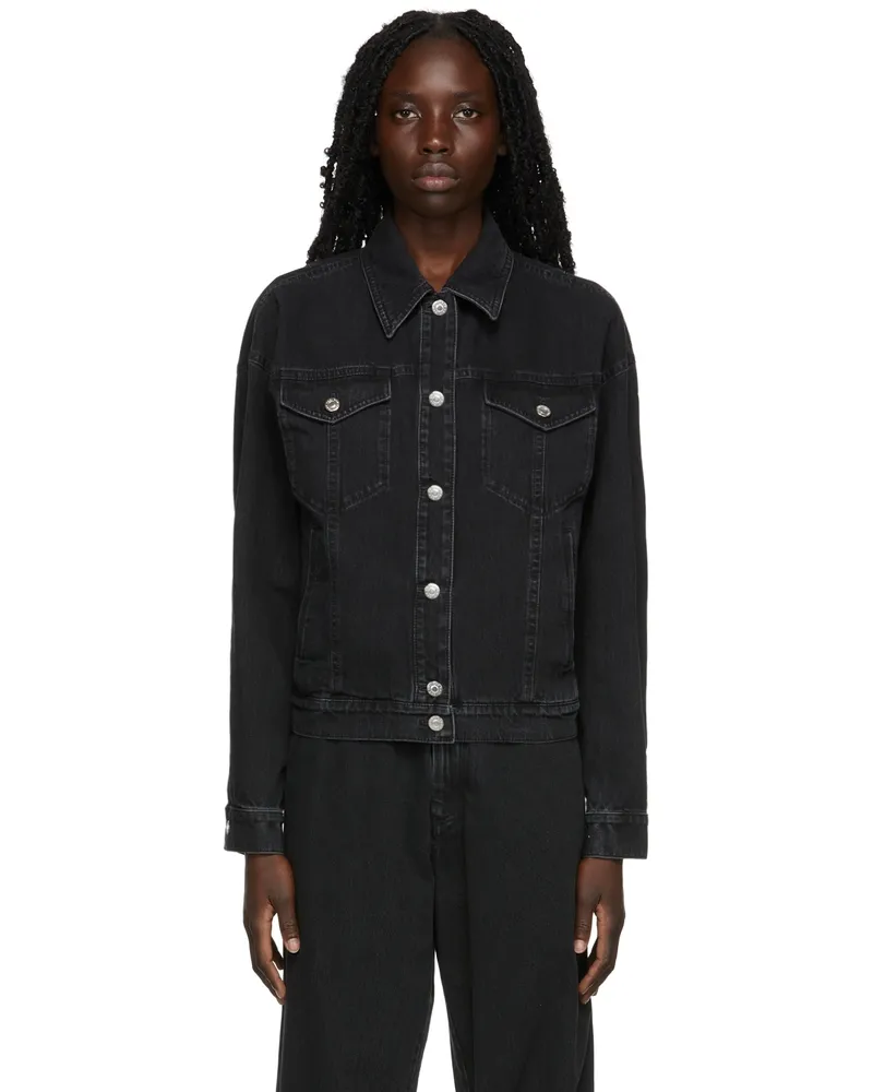 KWAIDAN EDITIONS SSENSE Exclusive Black Tailored Denim Jacket Black