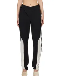 OTTOLINGER Black Asymmetric Trousers Black