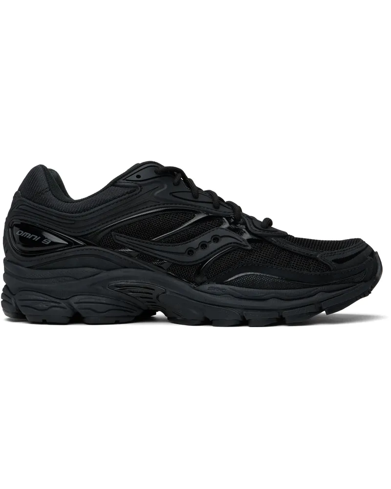 Saucony Black ProGrid Omni 9 Armor Sneakers