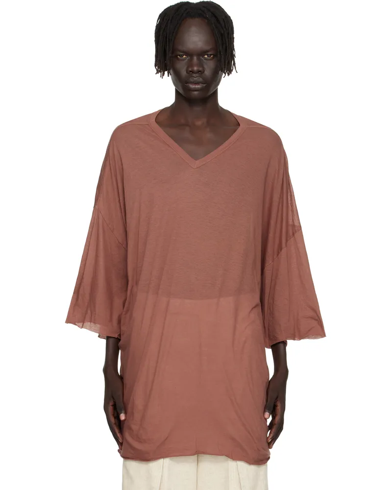 Rick Owens Pink Concordians V Tommy T-shirt 13
