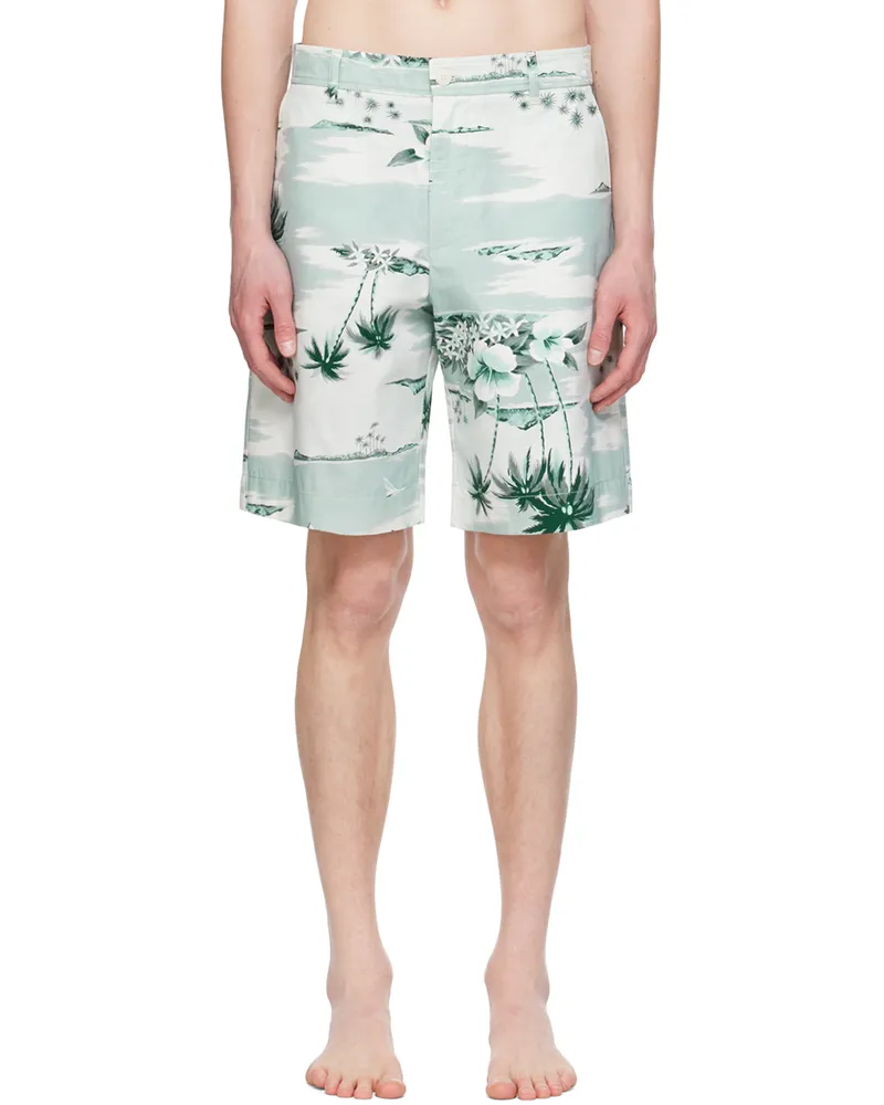 Kitsuné Green Board Swim Shorts O417