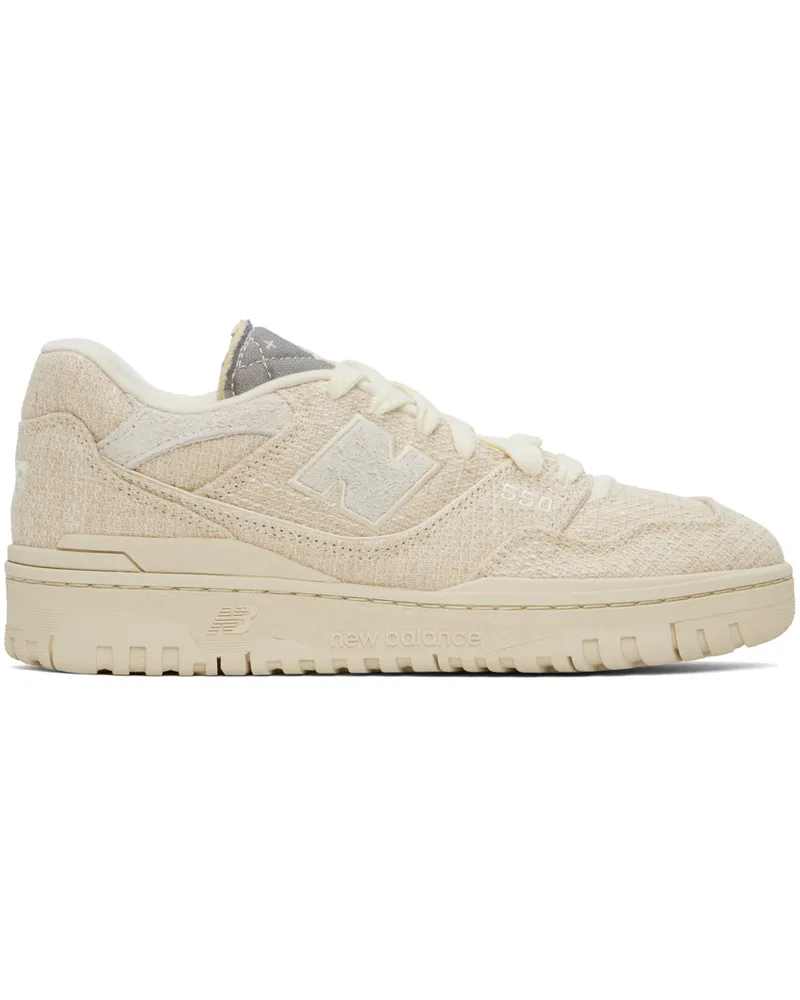 New Balance Beige 550 Sneakers Linen